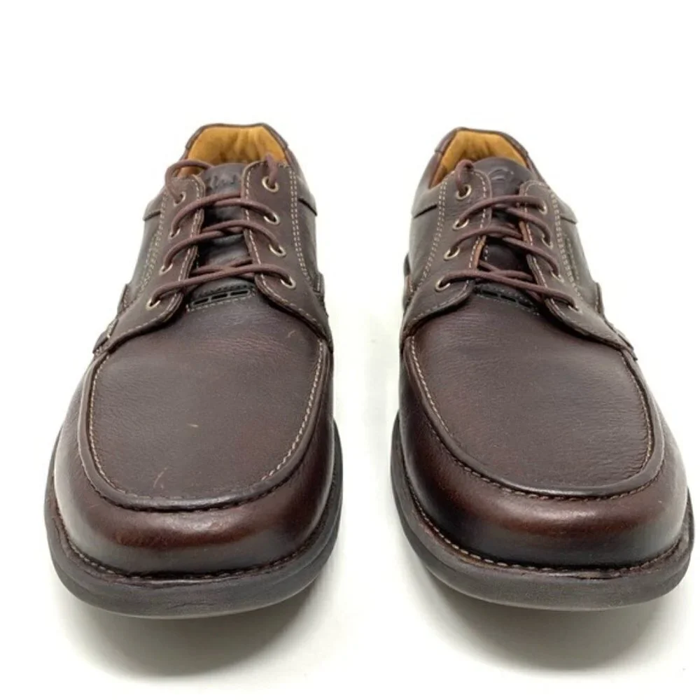 Clarks Un.Tilary Pace brown leather oxfords